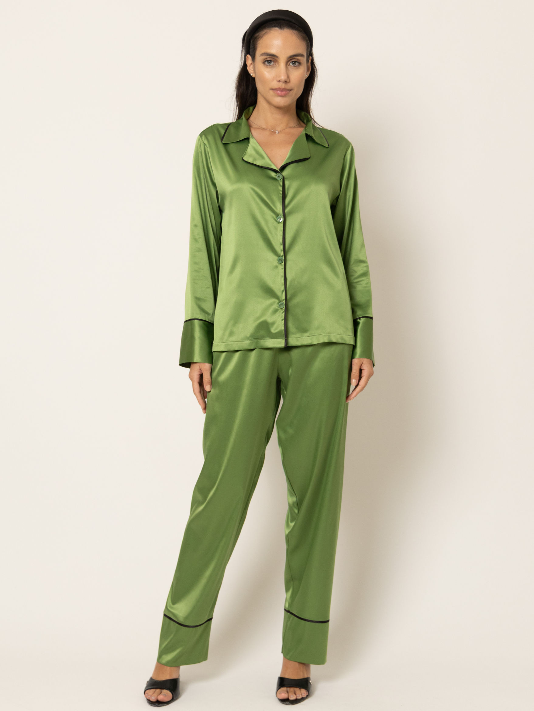 Pijama Longo Linea Green