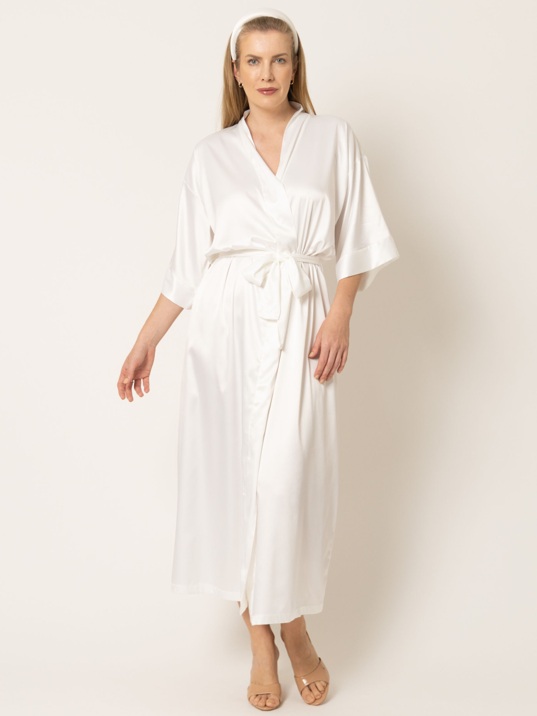 Robe Longo Linea Off White