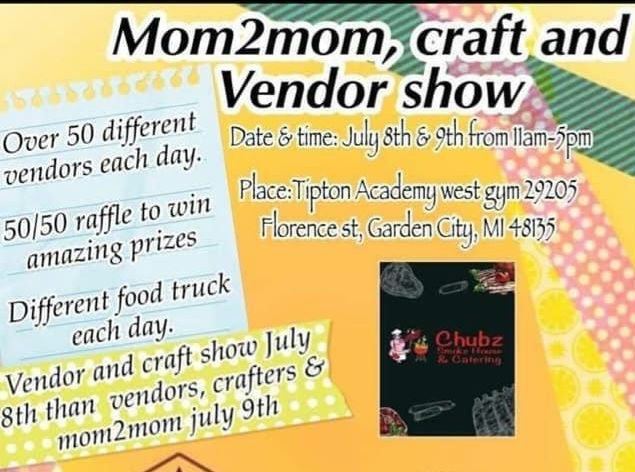 Garden City Mom 2 Mom, Craft and Vendor Event