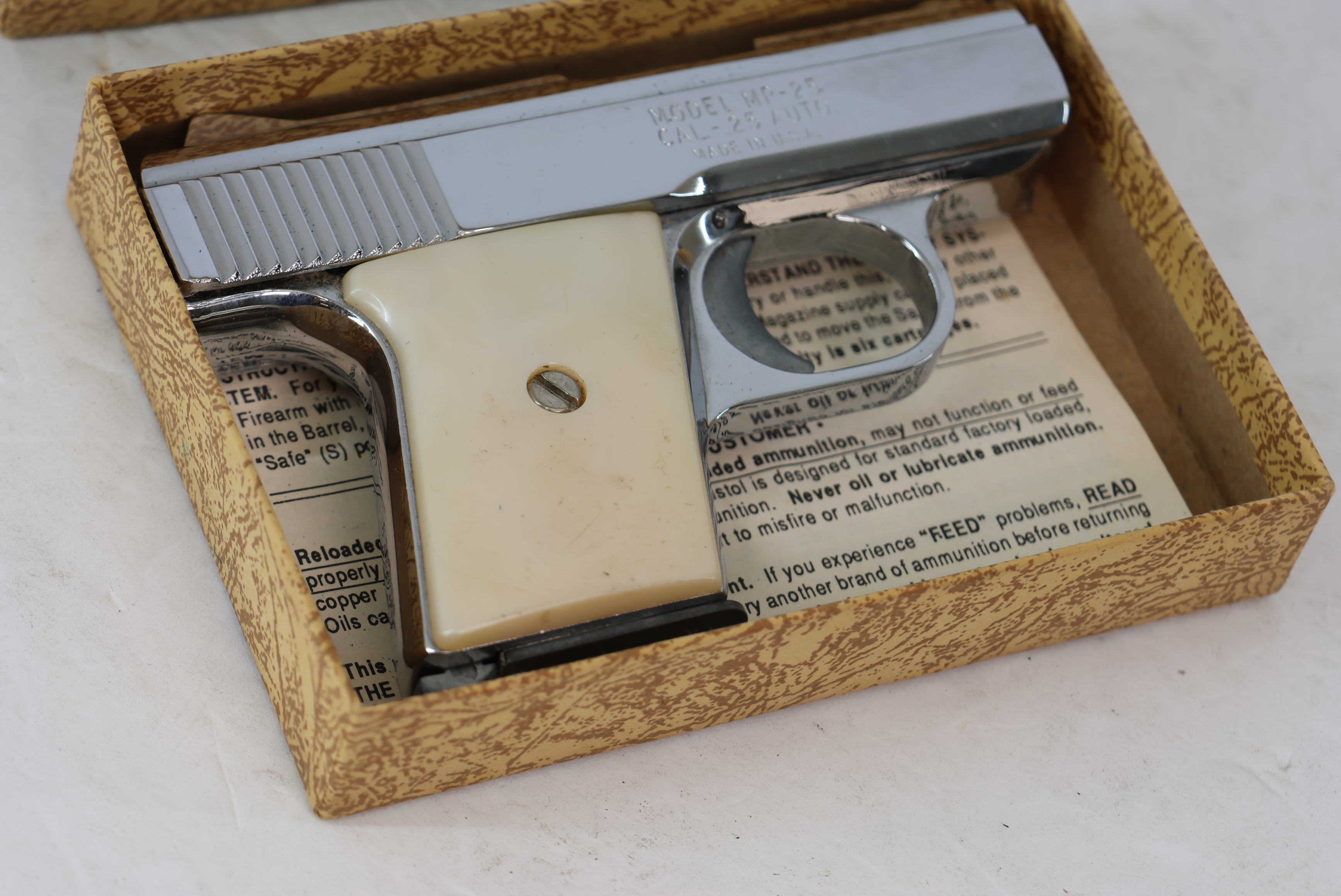 MINT Raven P-25 .25ACP W/ Box Collector Grade-img-9