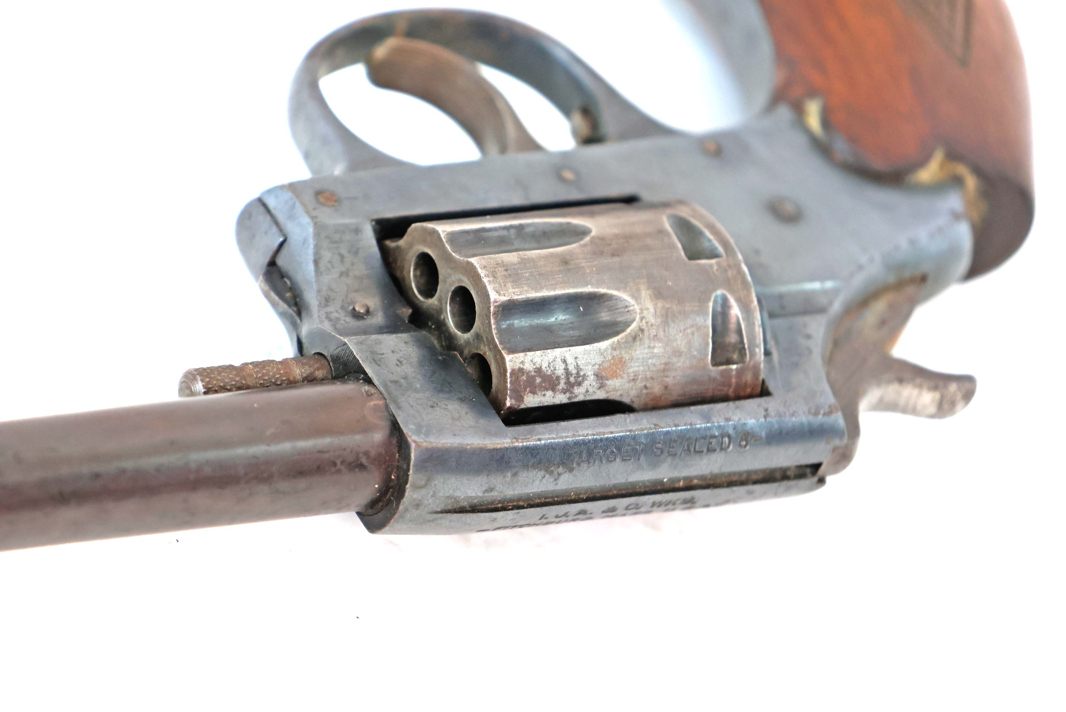 Iver Johnson Target Sealed 8 .22 LR Revolver Good Condition-img-9