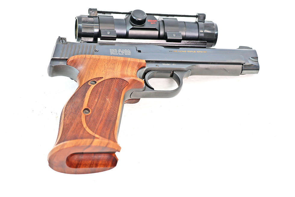 Thumbnail: Smith & Wesson Model 41 .22LR W Red Dot Scope Excellent Condition