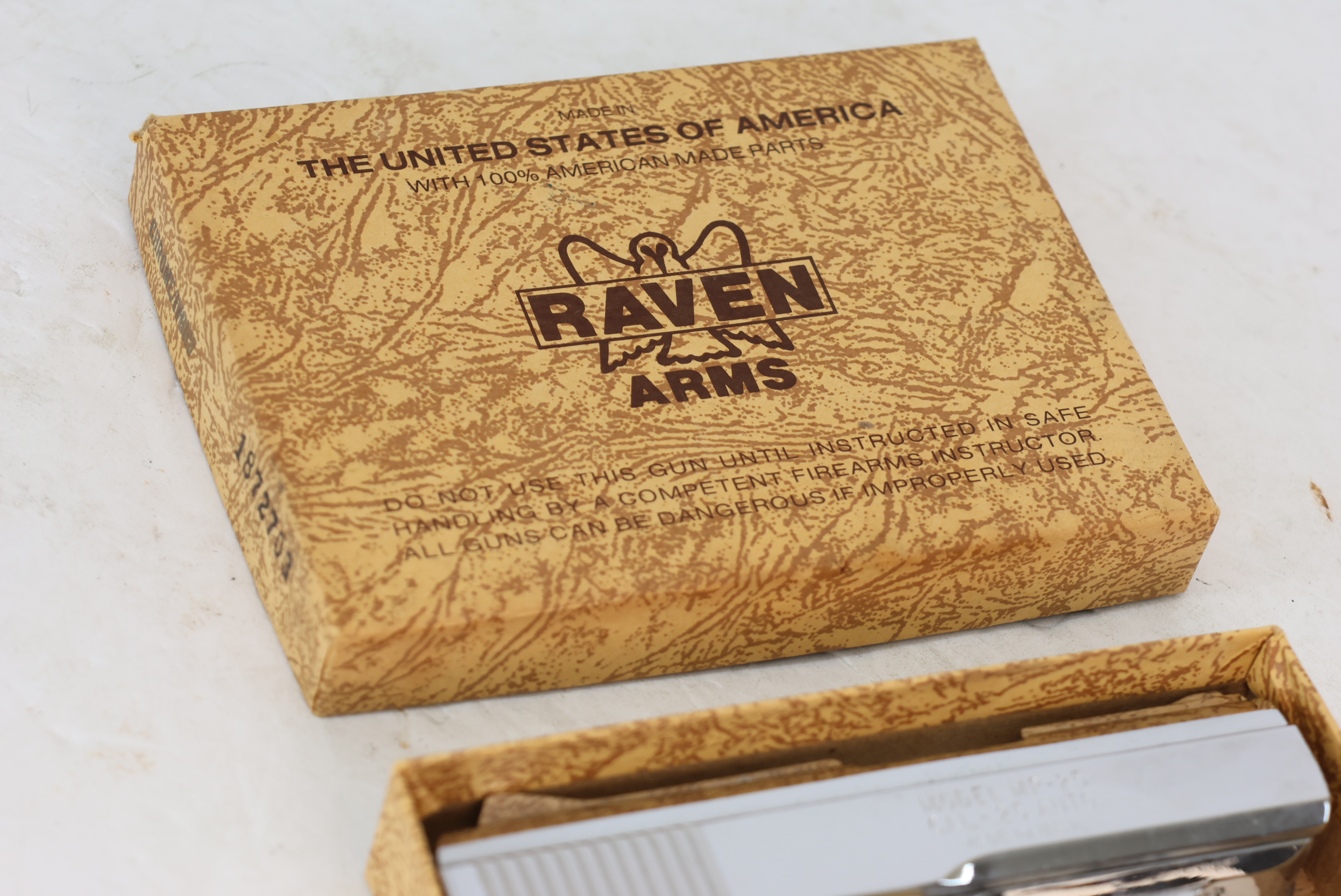 MINT Raven P-25 .25ACP W/ Box Collector Grade-img-8