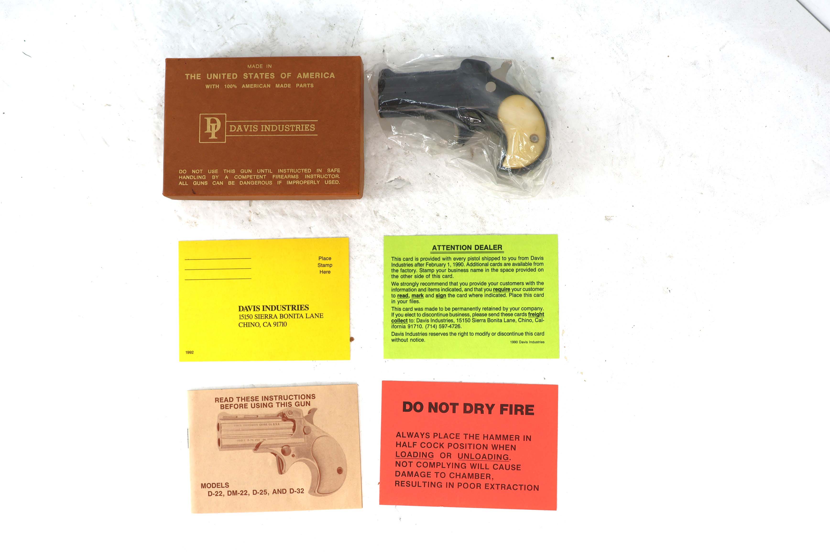 MINT Davis Industries D-25 .25 ACP Collector Grade-img-0