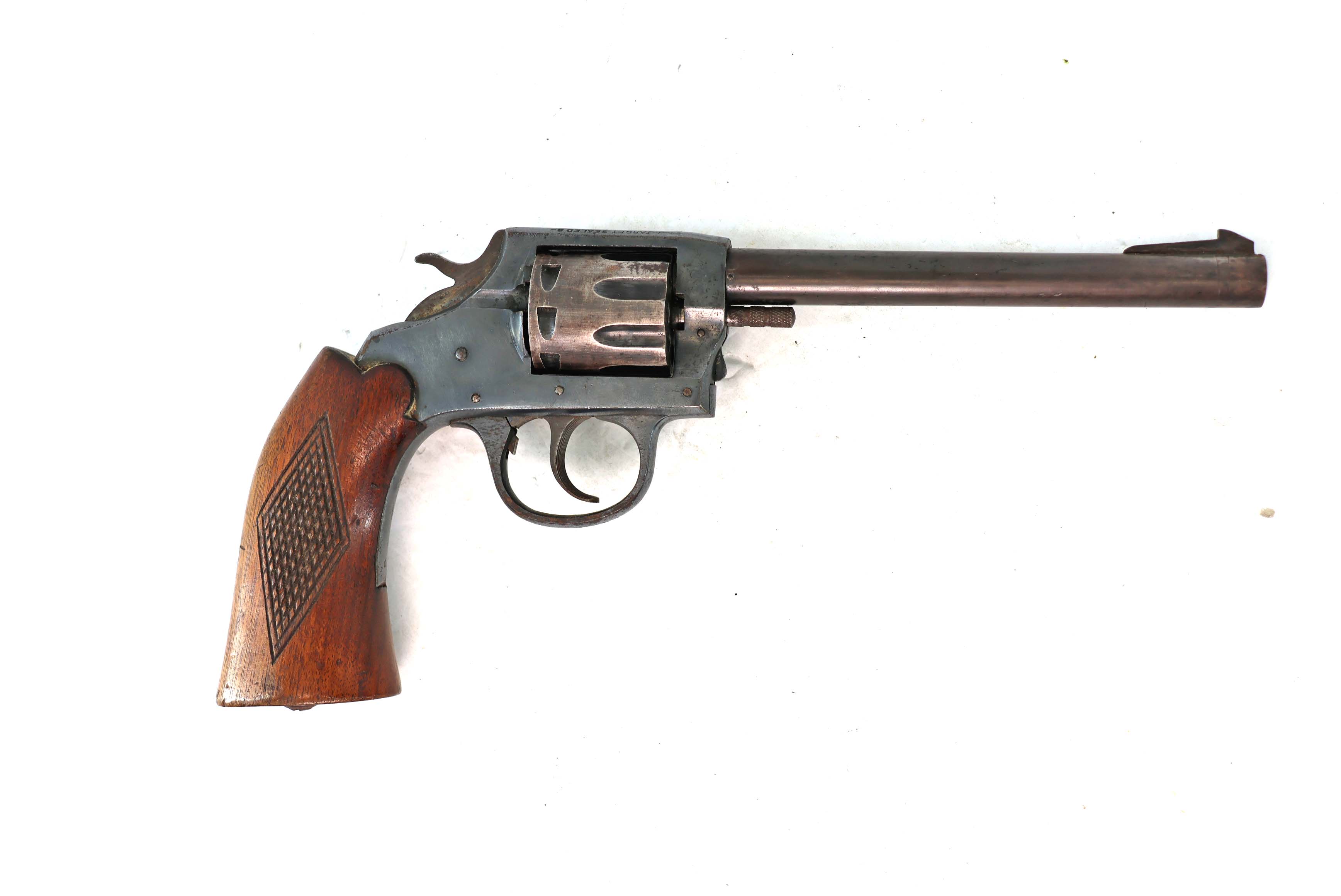 Iver Johnson Target Sealed 8 .22 LR Revolver Good Condition-img-1