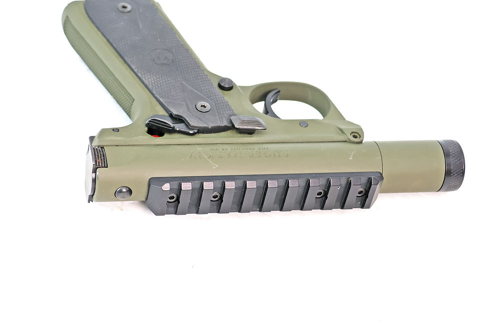 Thumbnail: Ruger Mark IV Short Barrel 3" Green .22LR Excellent Condition