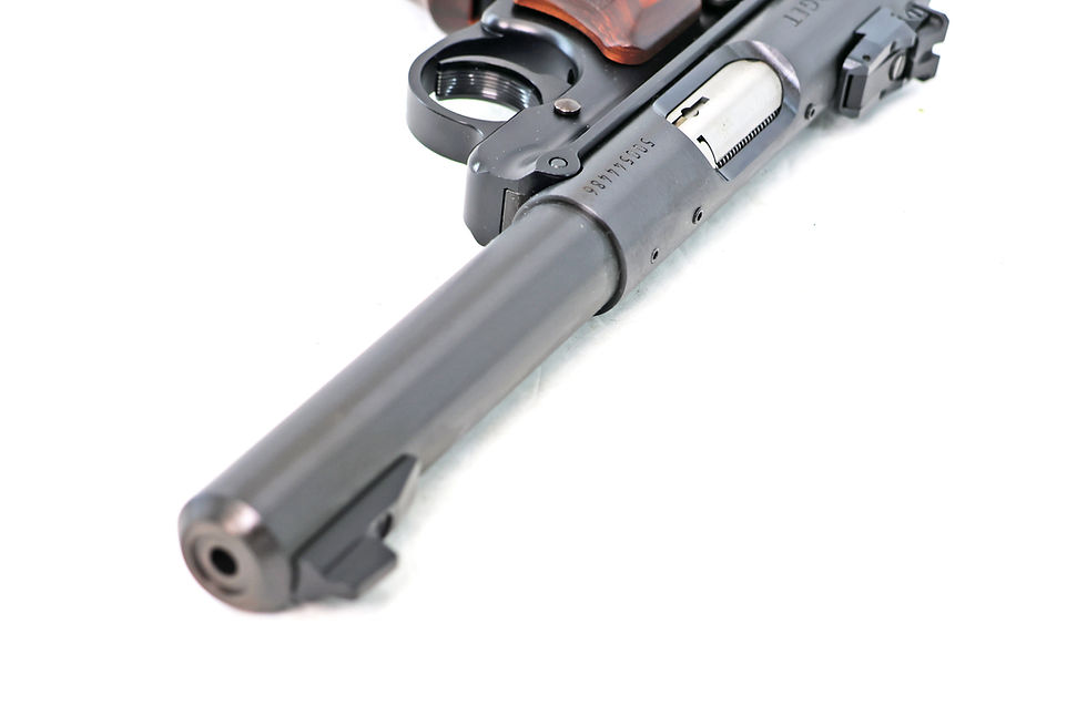 Thumbnail: Ruger mark IV Target Black Like New In Box .22LR