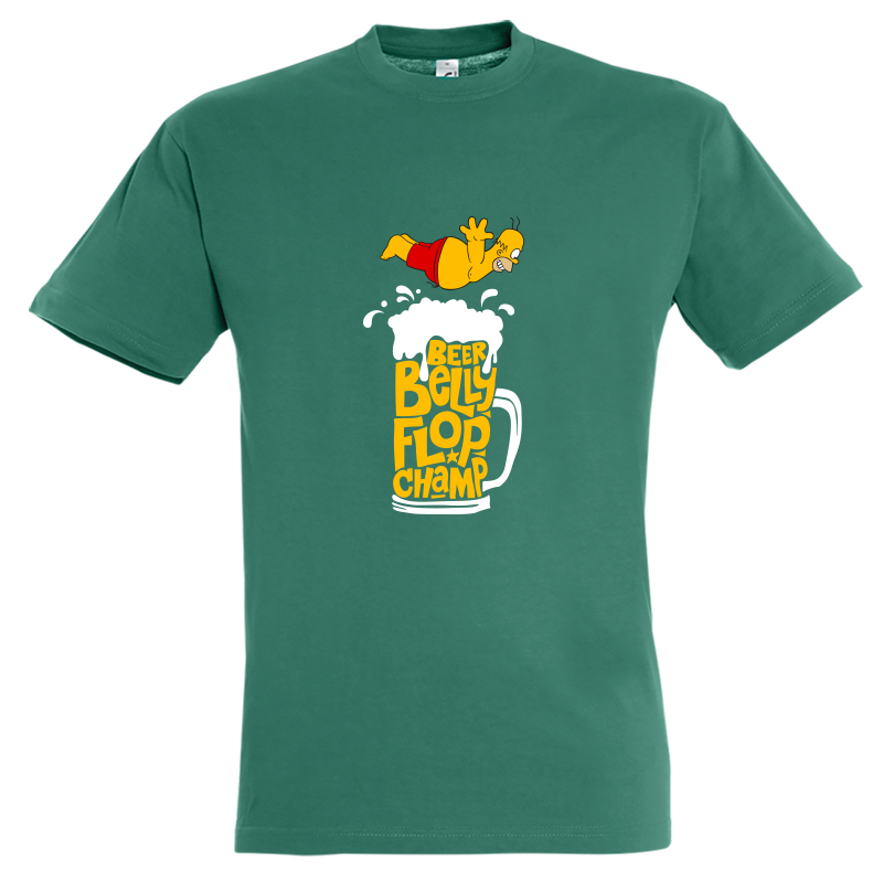 Thumbnail: Beer Belly Flop Champ (Homer Simpson) T-Shirt