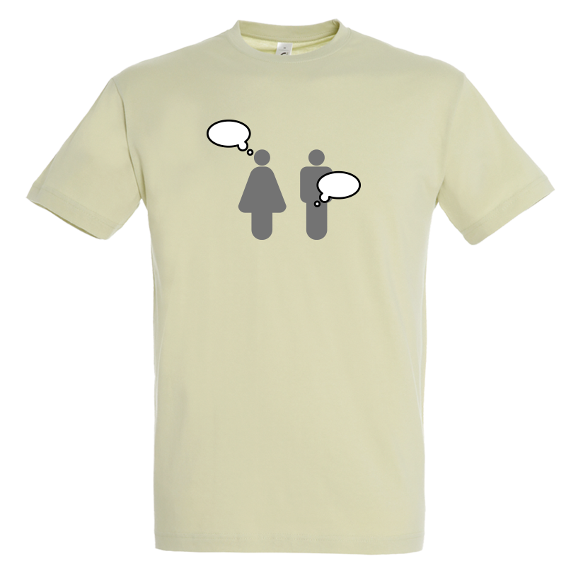 Thumbnail: Men vs Women Thinking T-Shirt