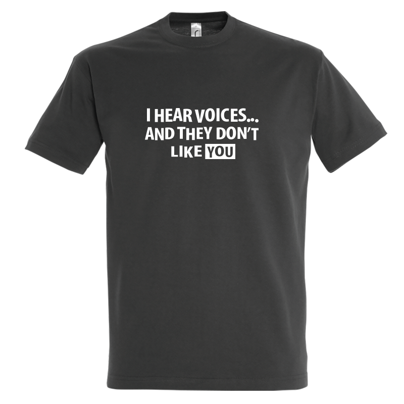 Thumbnail: I Hear Voices... And They Don’t Like You T-Shirt