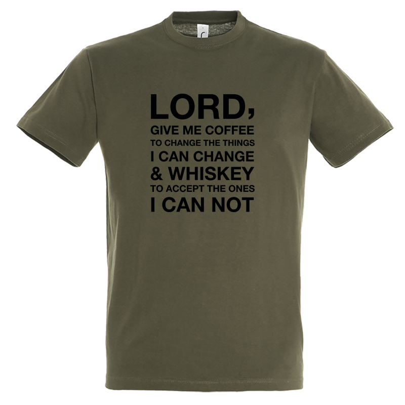 Thumbnail: Lord Give me Coffee T-Shirt