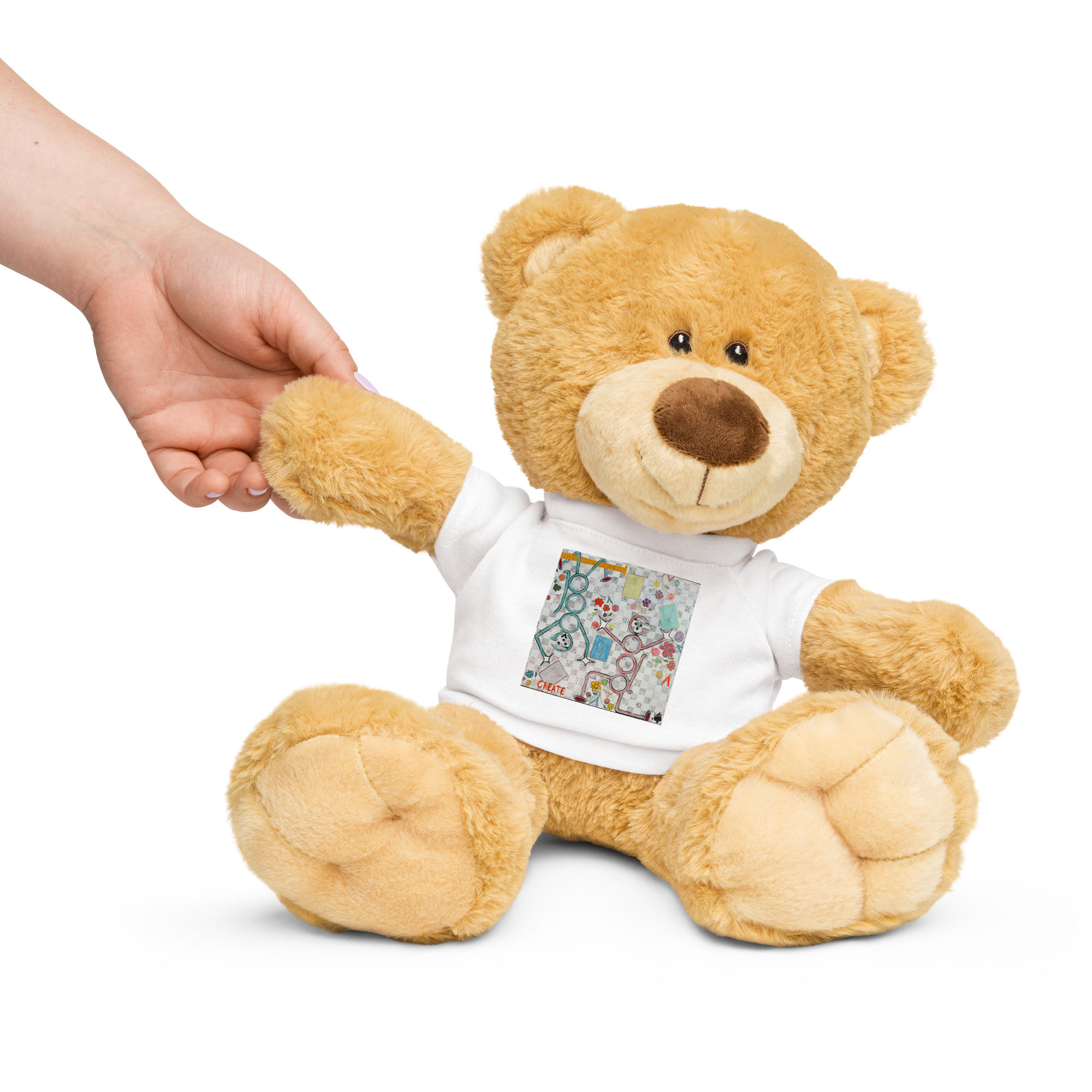 Teddy bear with a t-shirt