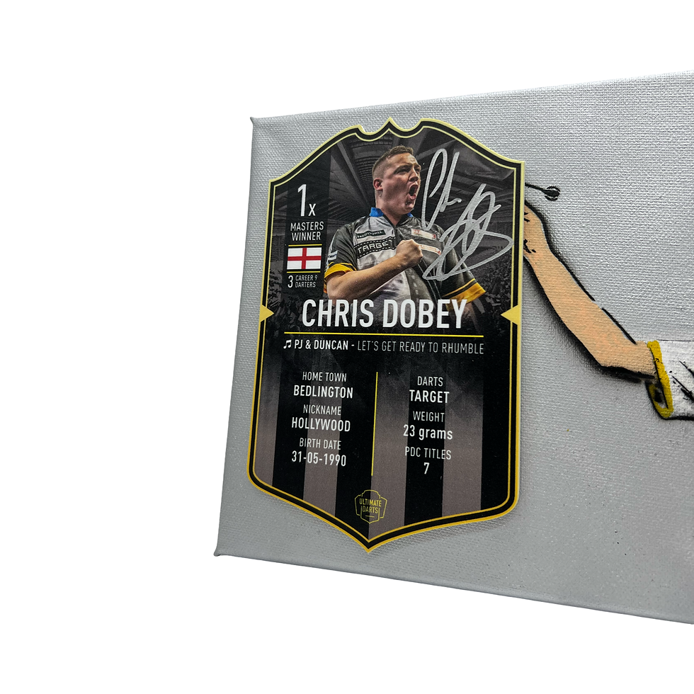 Thumbnail: Chris Dobey Sammler Leinwand signiert