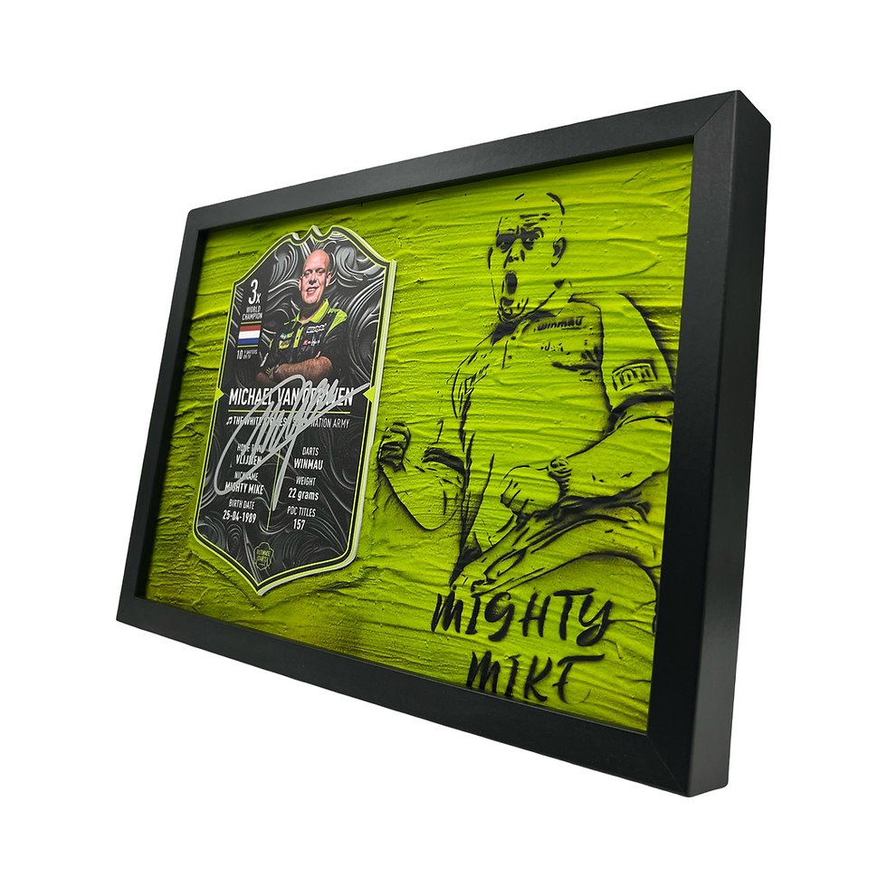 Thumbnail: Michael van Gerwen Sammlerrahmen signiert