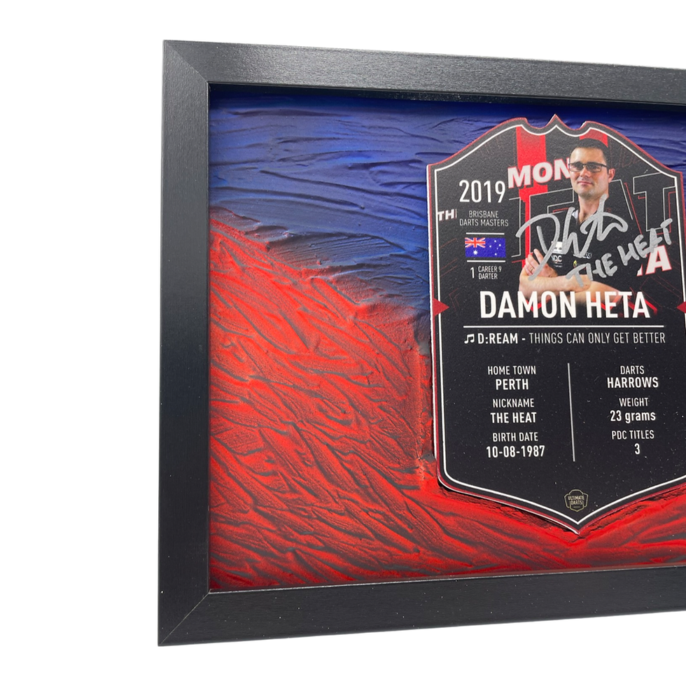 Thumbnail: Damon Heta collector's frame signed