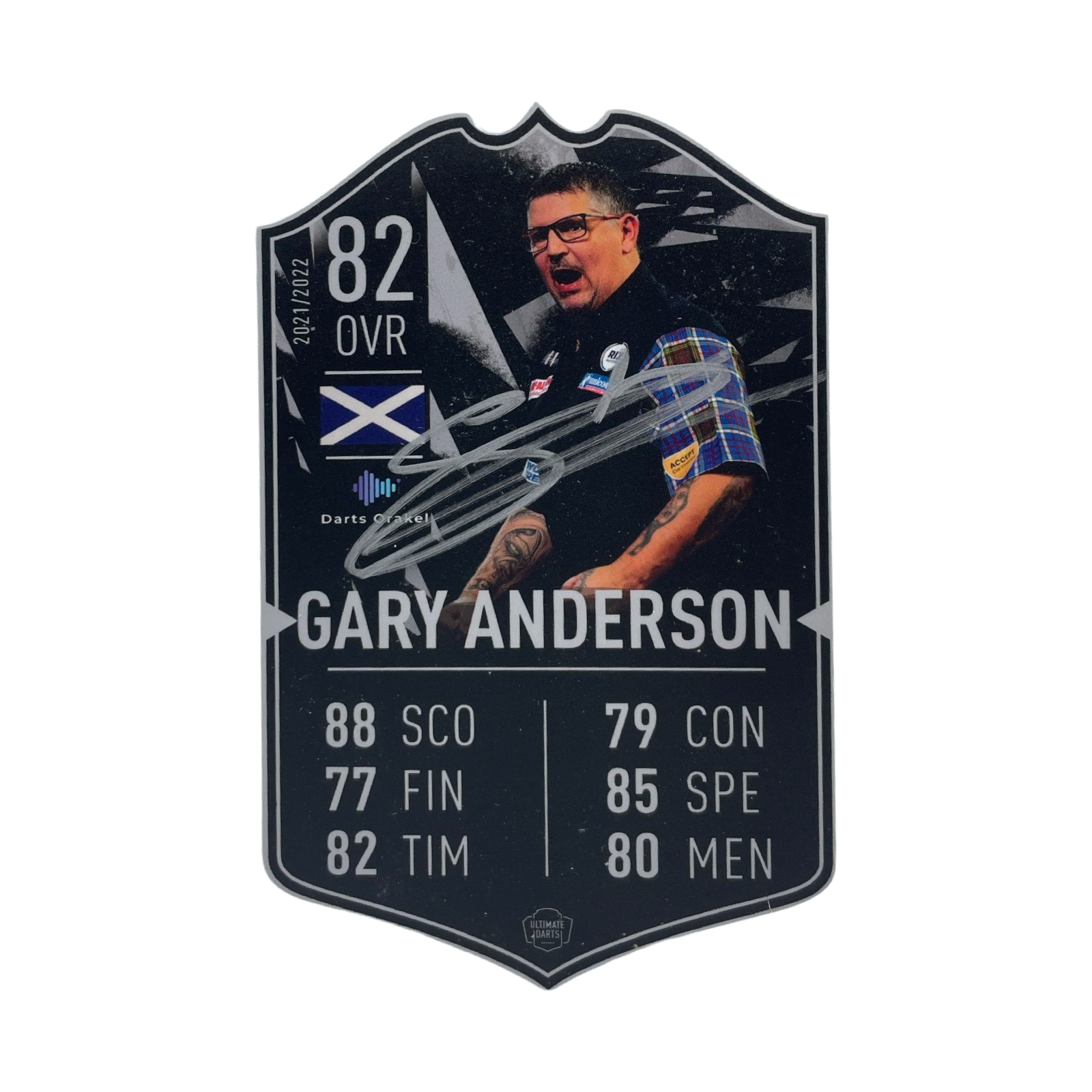 Gary Anderson Ranking Ultimate Darts Card Small Signed