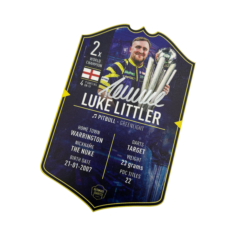 Miniaturbild: Luke Littler Ultimate Darts Karte 2026 small signiert