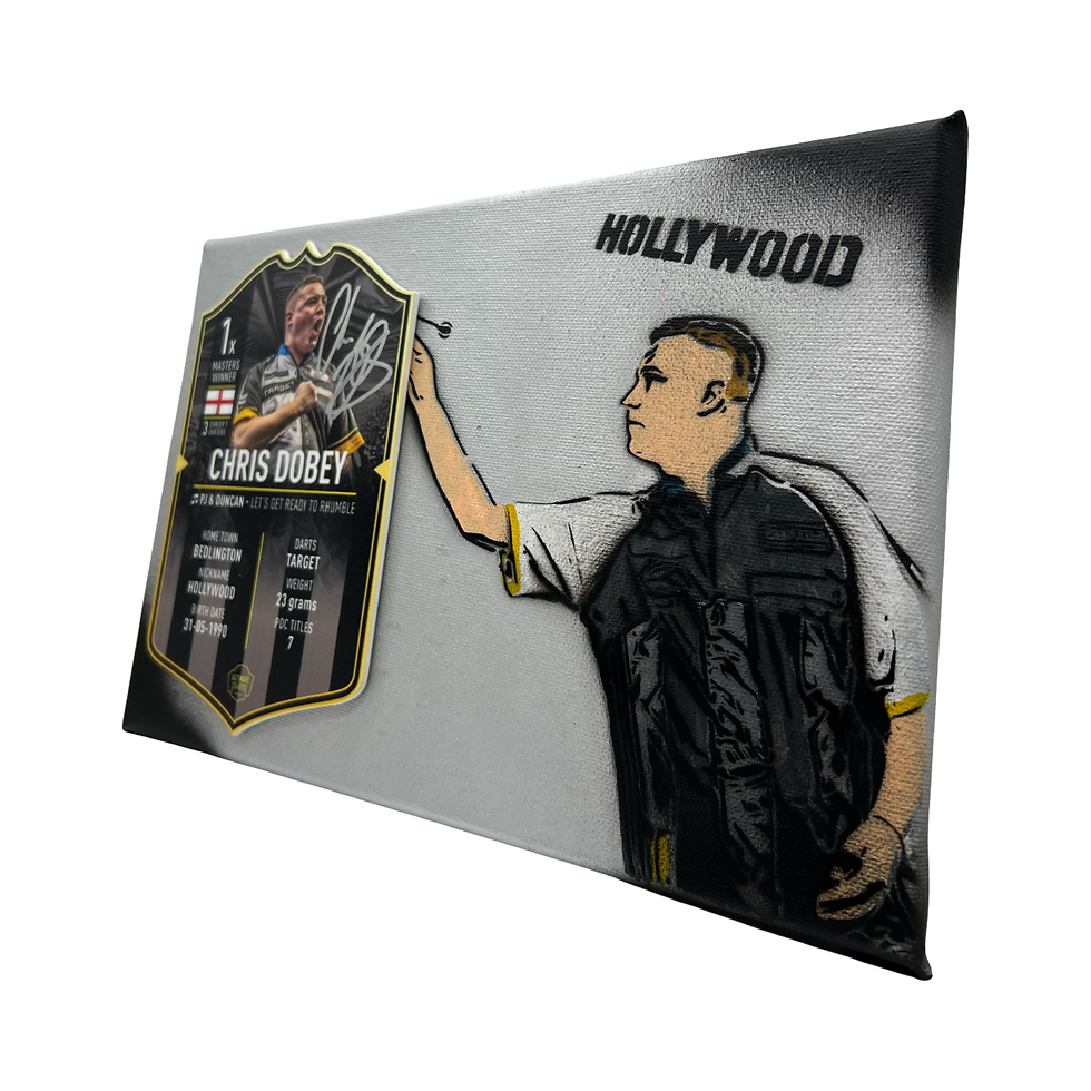 Thumbnail: Chris Dobey Sammler Leinwand signiert