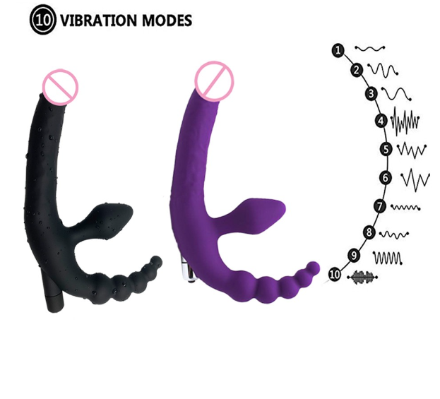 Miniatura: Arnés vibrador sin cinturón