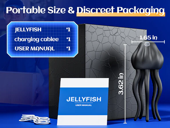 Miniatura: Vibrador Para Parejas Jellyfish