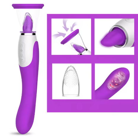 Miniatura: Succionador y Vibrador De Lengua