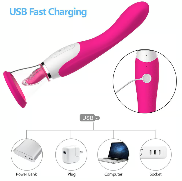 Miniatura: Succionador y Vibrador De Lengua