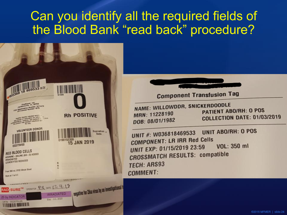 Inpatient Blood Transfusion