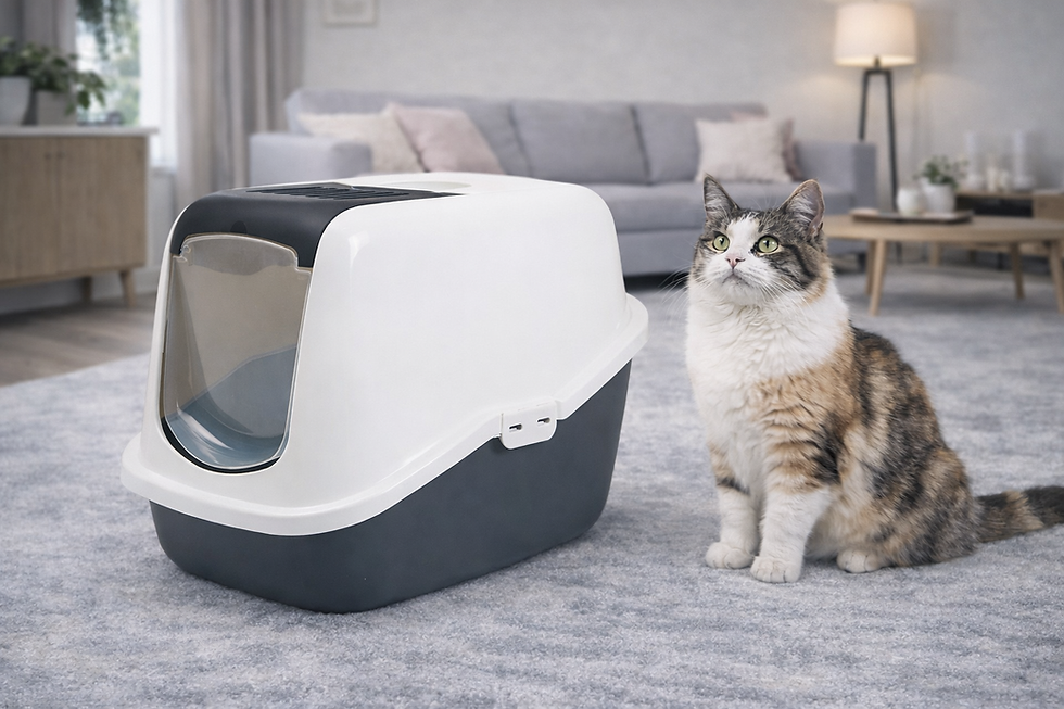 שירותים סגורים לחתול - נסטור