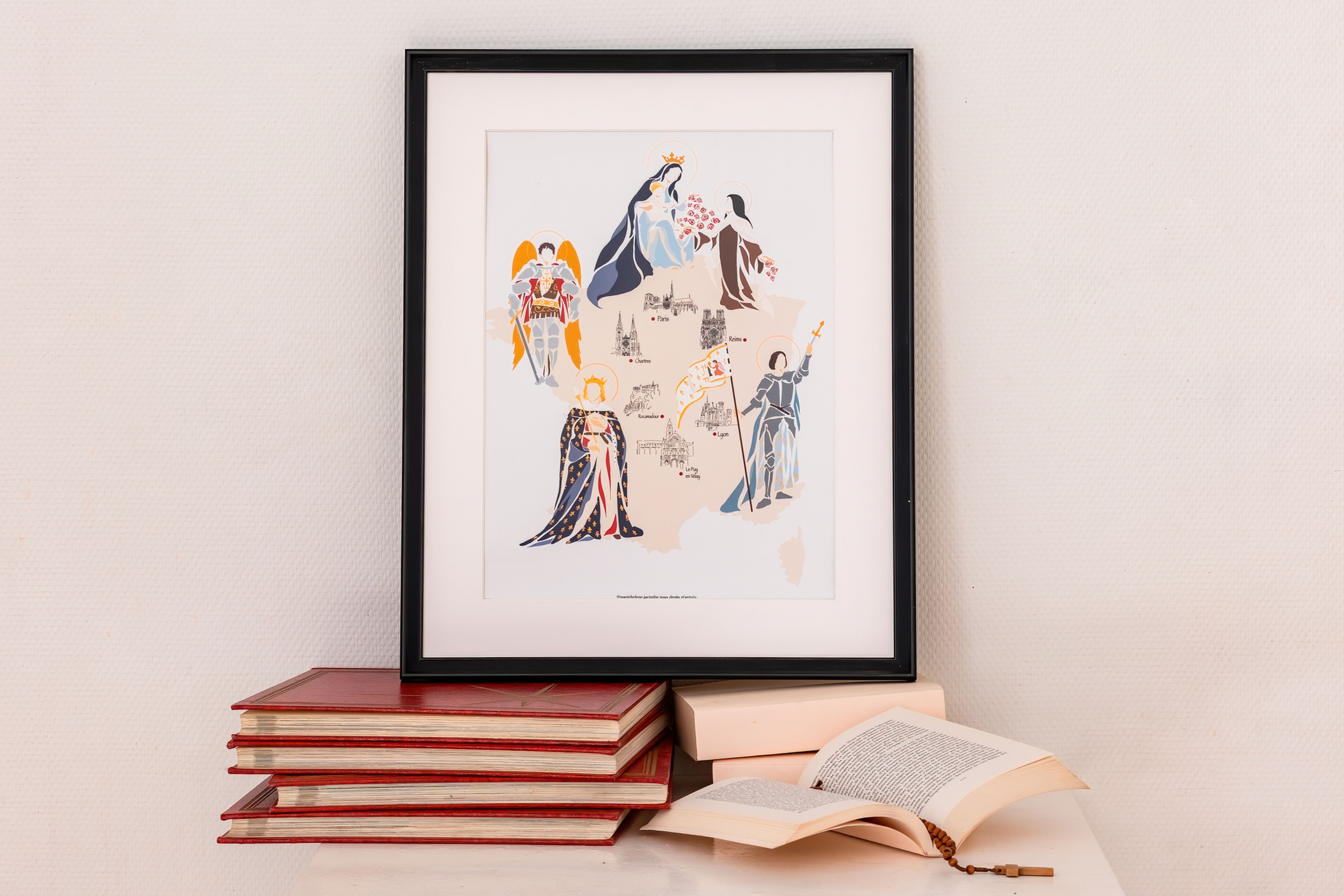 Affiche « Les Saints de France »