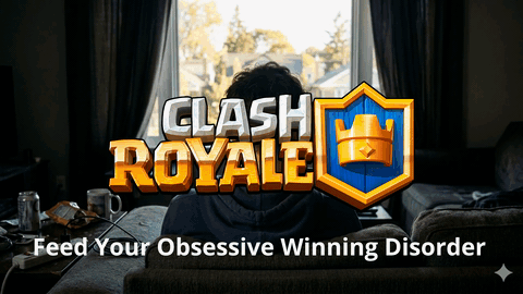 Clash Royale Feed Your Obsessive Winning Disorder Campaign