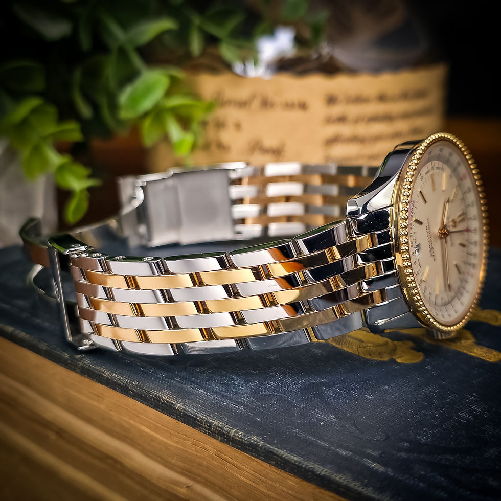 Thumbnail: SOLD! Breitling Navitimer Automatic 38, 18k Rose Gold, U17325211G1U1