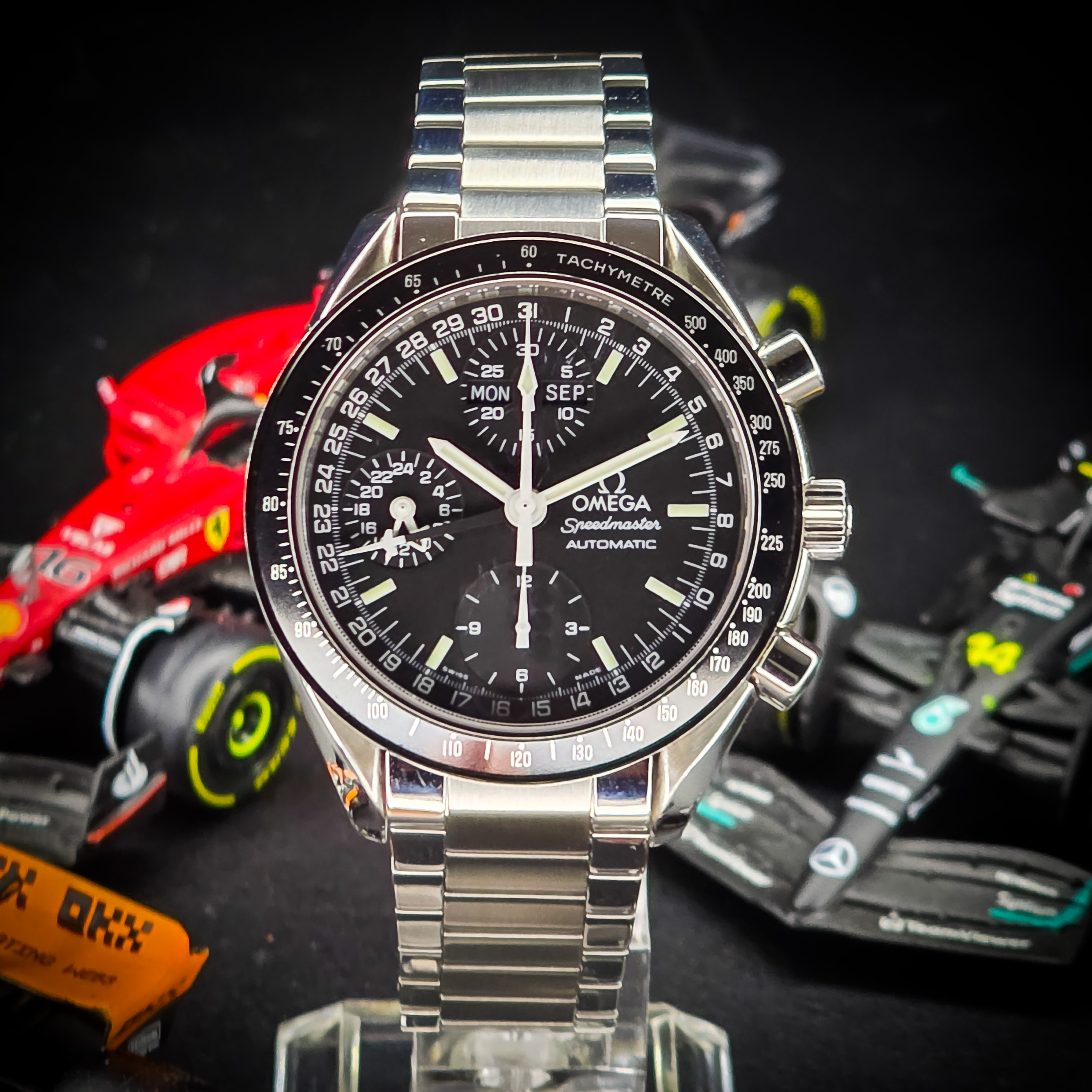 SOLD! RARE FULL SET! Omega Speedmaster Triple Date, 39mm, 3520.50.00