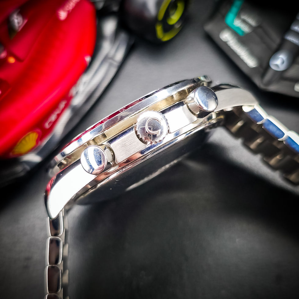 Thumbnail: SOLD! RARE FULL SET! Omega Speedmaster Triple Date, 39mm, 3520.50.00