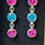 Thumbnail: Circle Drop Earrings