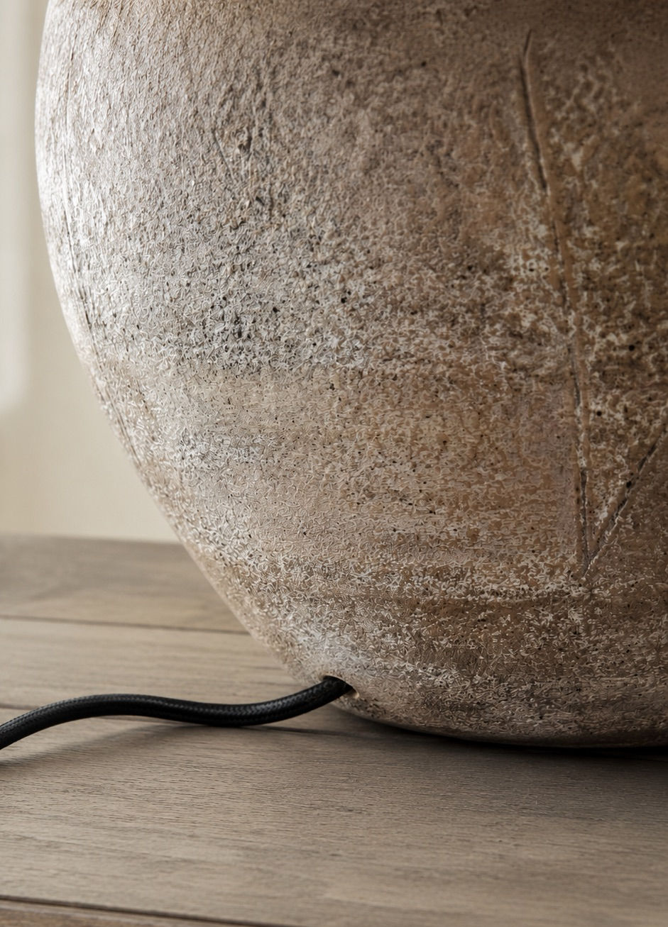 ceramic table lamp, artisanal table lamp, rustic table lamp, modern organic, farmhouse decor, rustic decor, made in Portugal