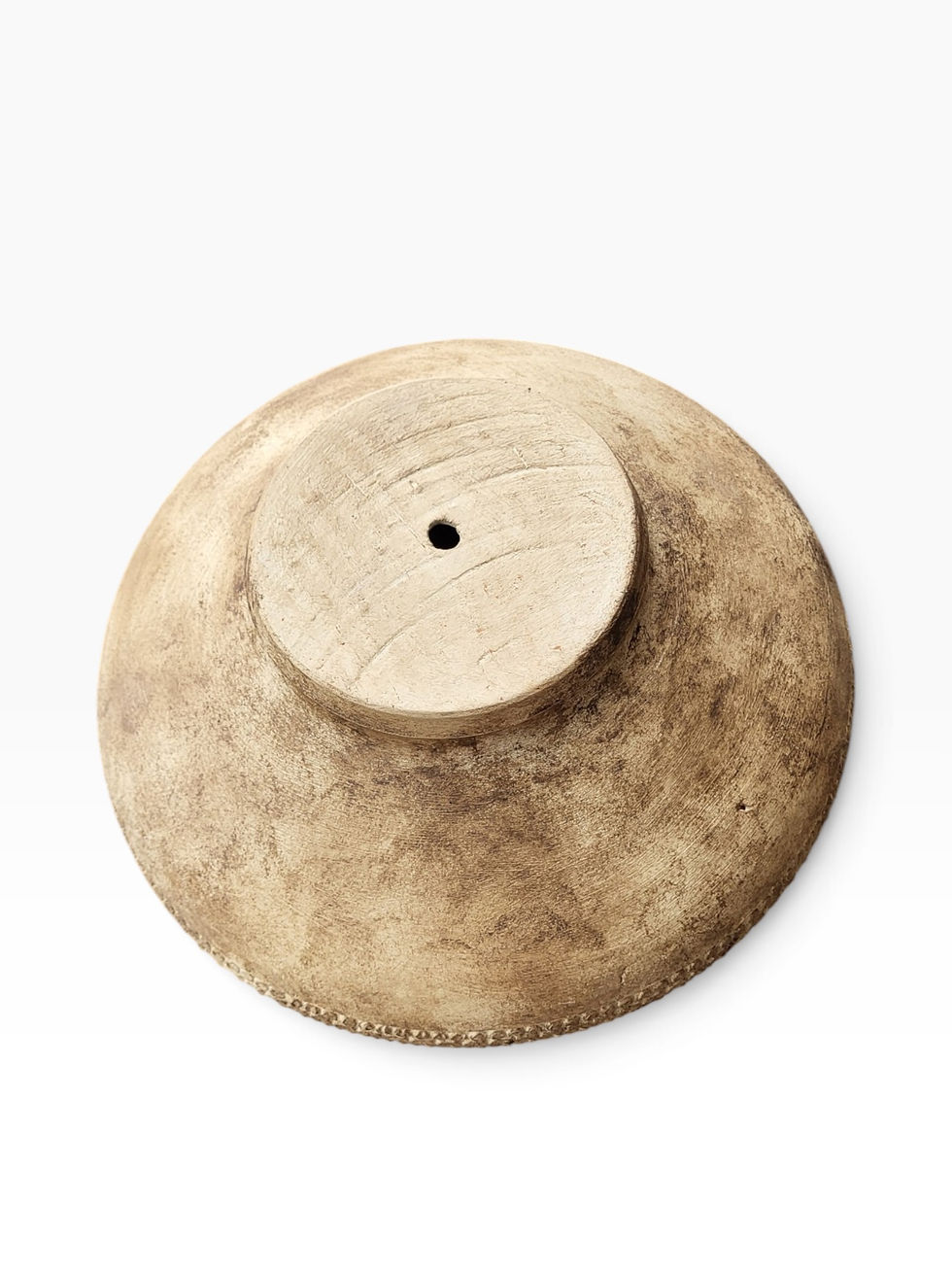 Thumbnail: Hand-finished in Portugal, Terracotta centrepiece bowl, decorative bowl, ceramic bowl, handmade in Portugal