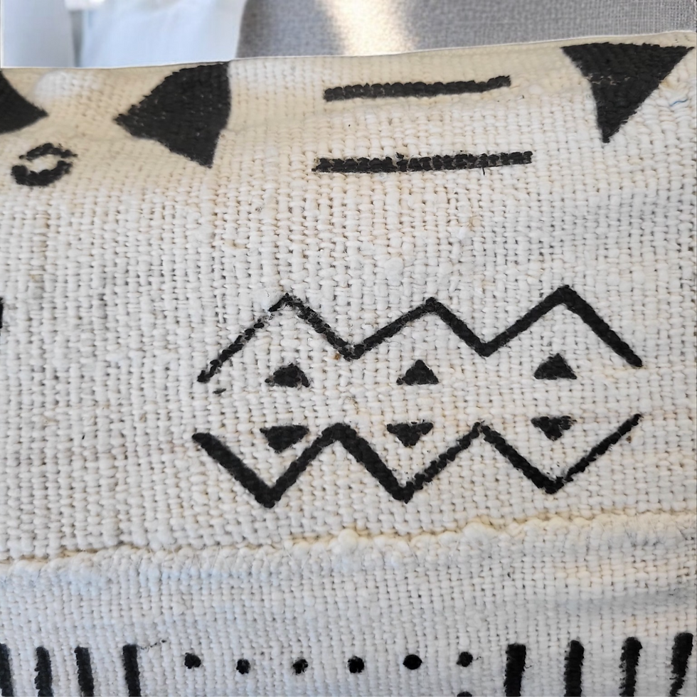 Thumbnail: cushion cover 30x50, mudcloth cushion, handmade cushion, made in Portugal, Malian, natural cotton, home decor, farmhouse deco