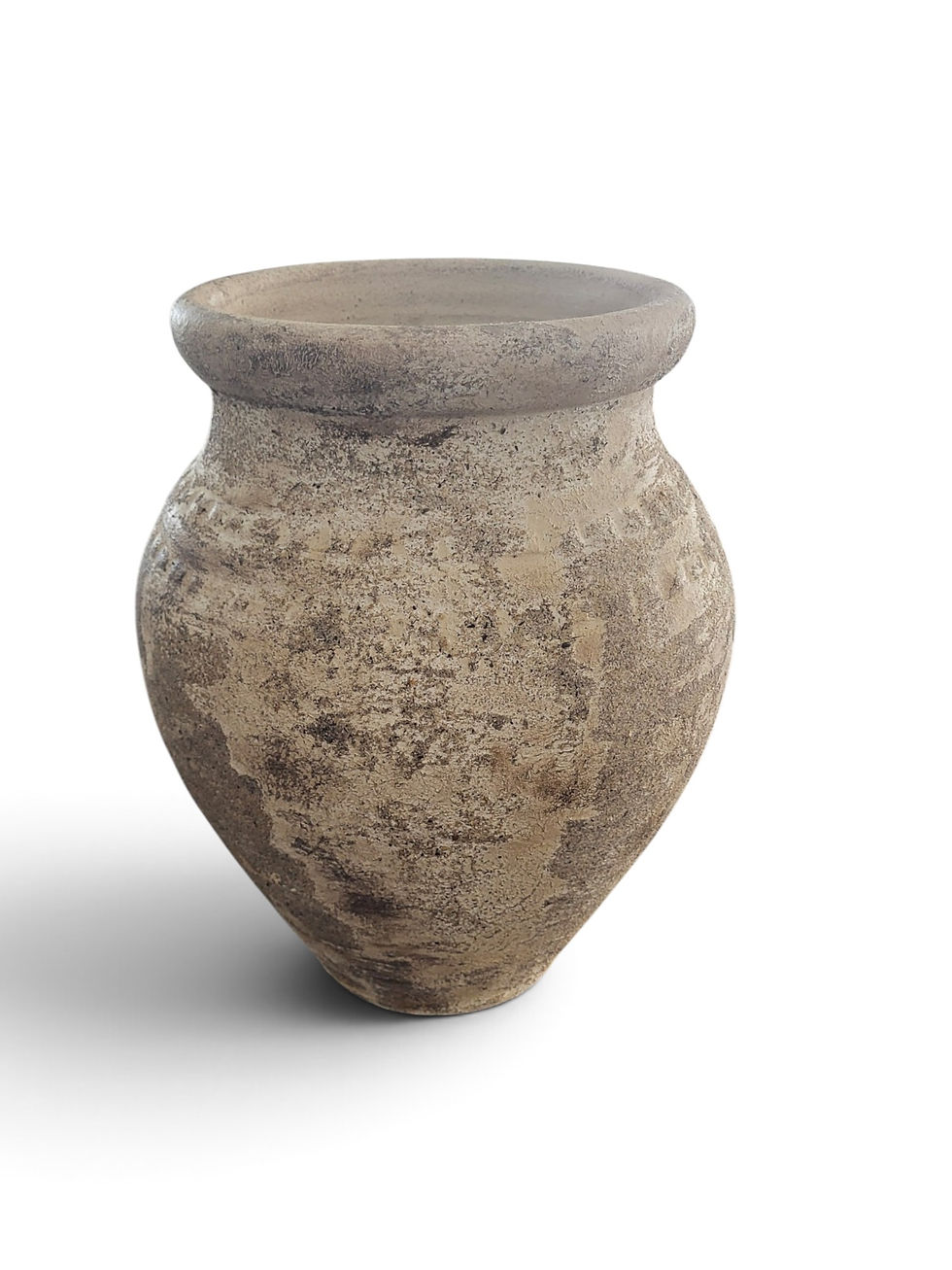 Thumbnail: Terracotta Jar, Hand made ceramic vase, wabisabi decor, japandi decor, modern organic decor, Old Jar, Decorative rustic vase
