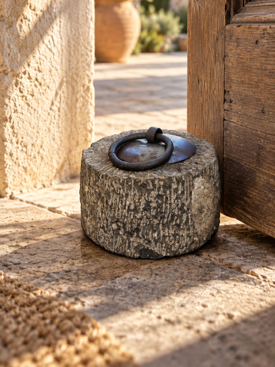 natural stone door stop, peso de porta, peso de porta em pedra