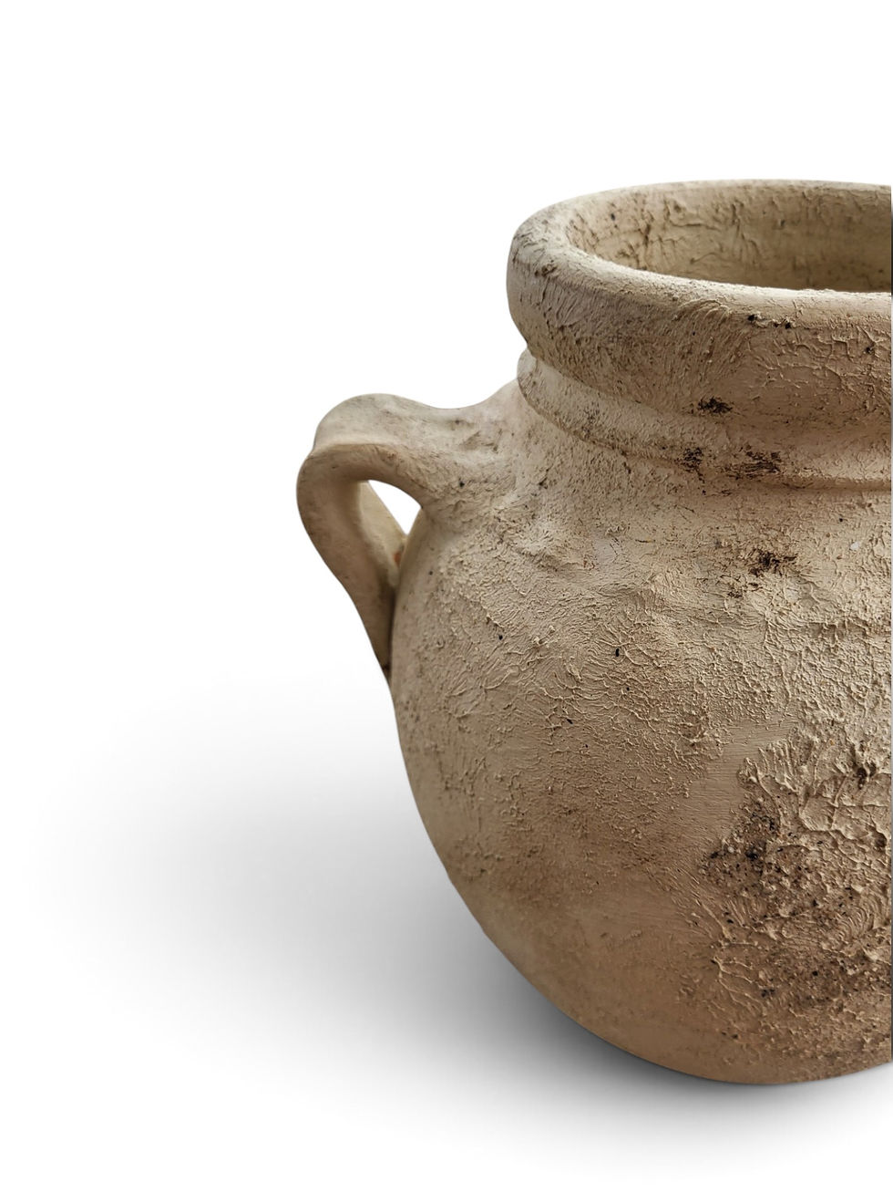 Thumbnail: rustic terracotta jar, ceramic jar, decorative ceramic vase, wabi sabi decor, japandi decor, modern organic decor