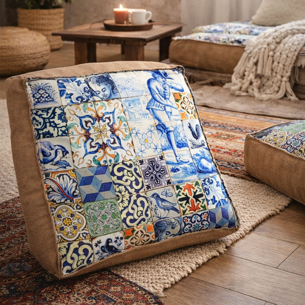 Azulejo Heritage Pouf