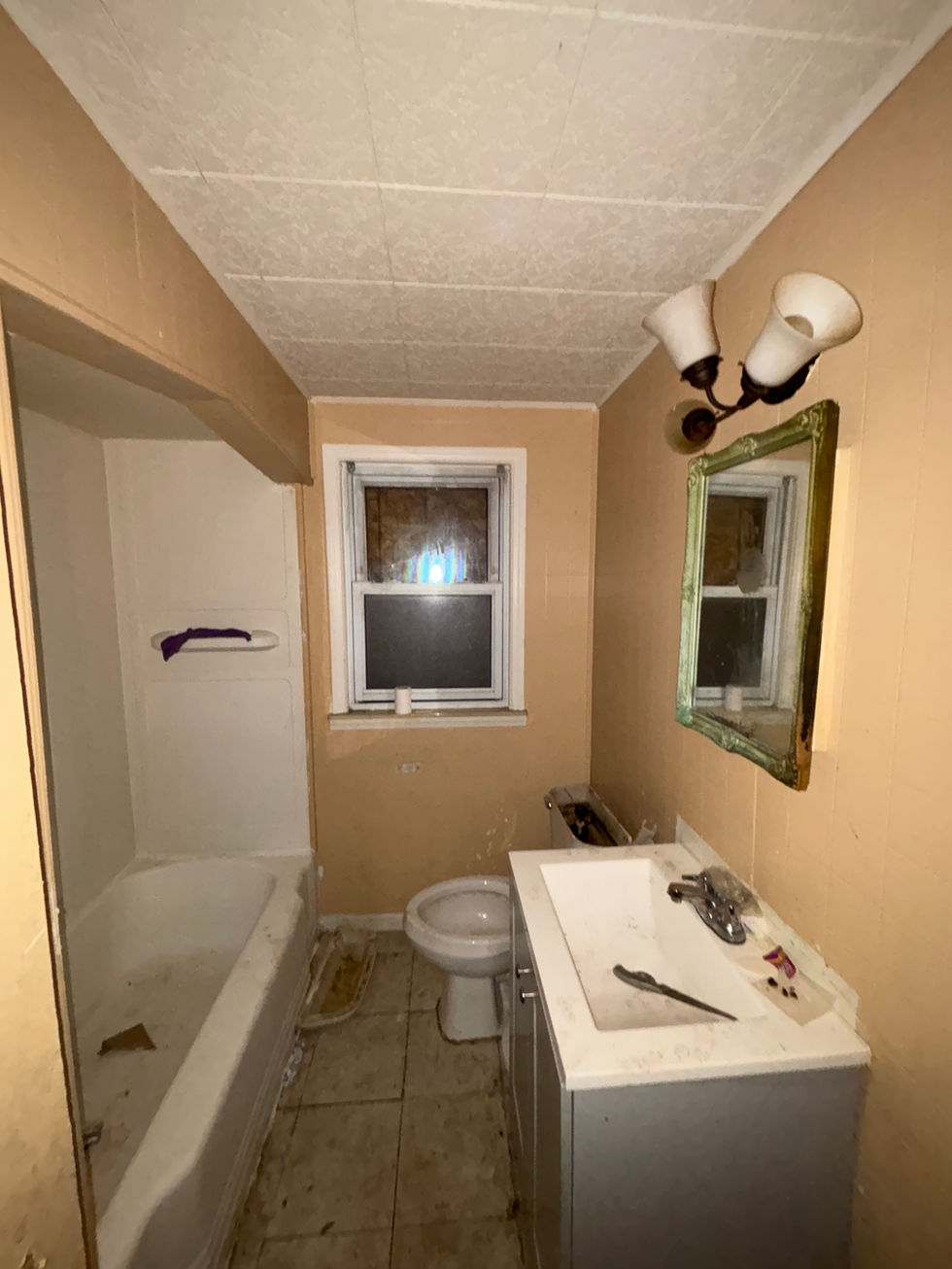 Bathroom before