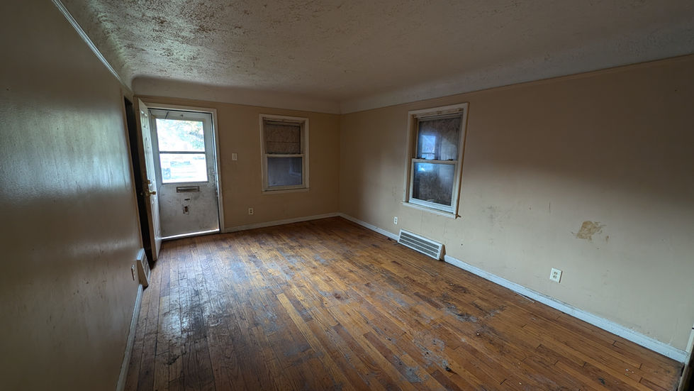 Living room before