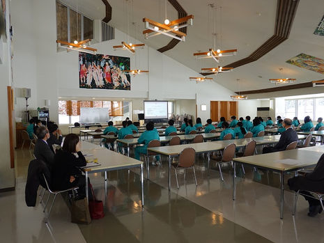 卒業研究Ⅲ発表in金山中学校