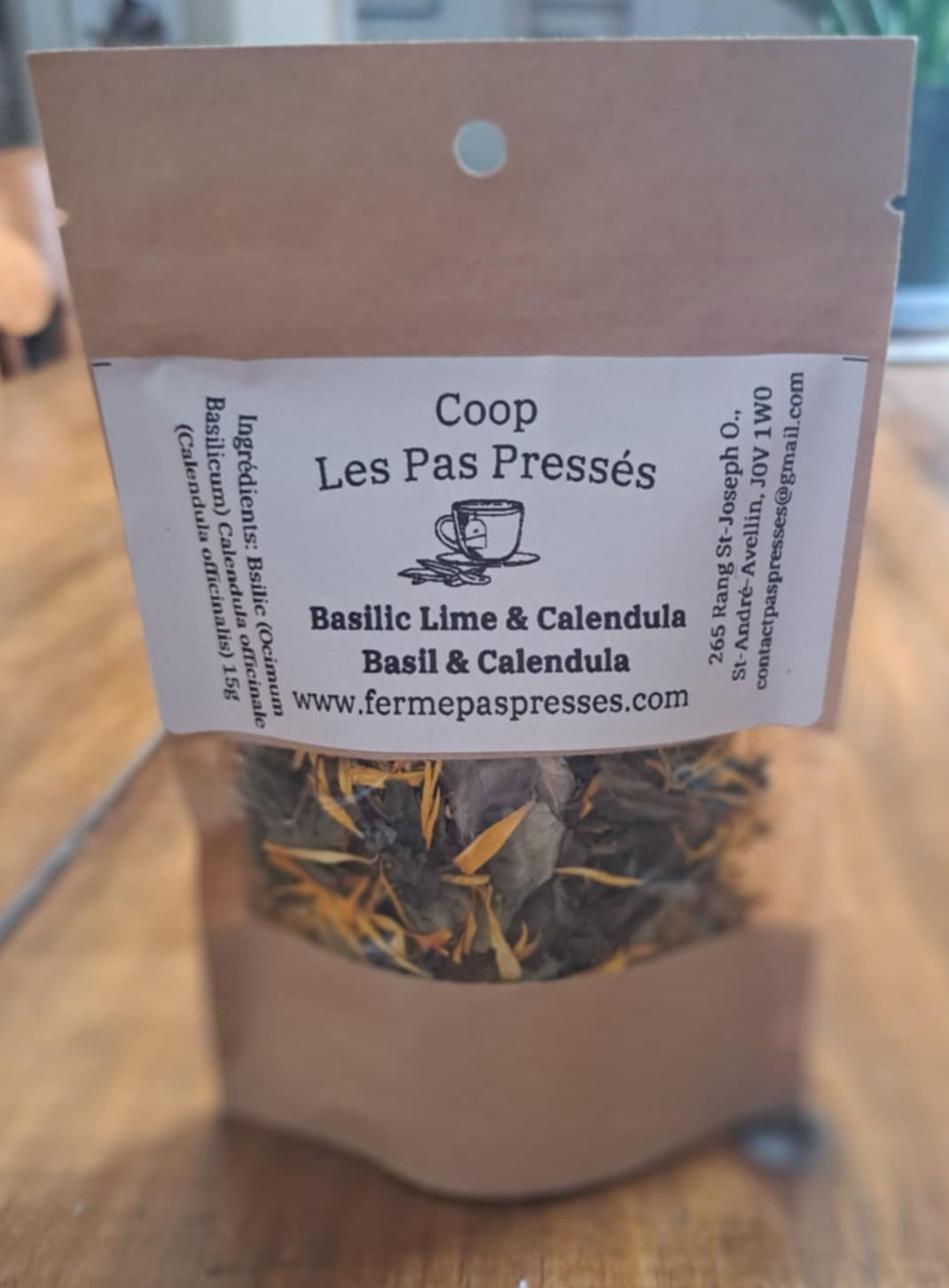 Tisane Basilic Lime & Calendula