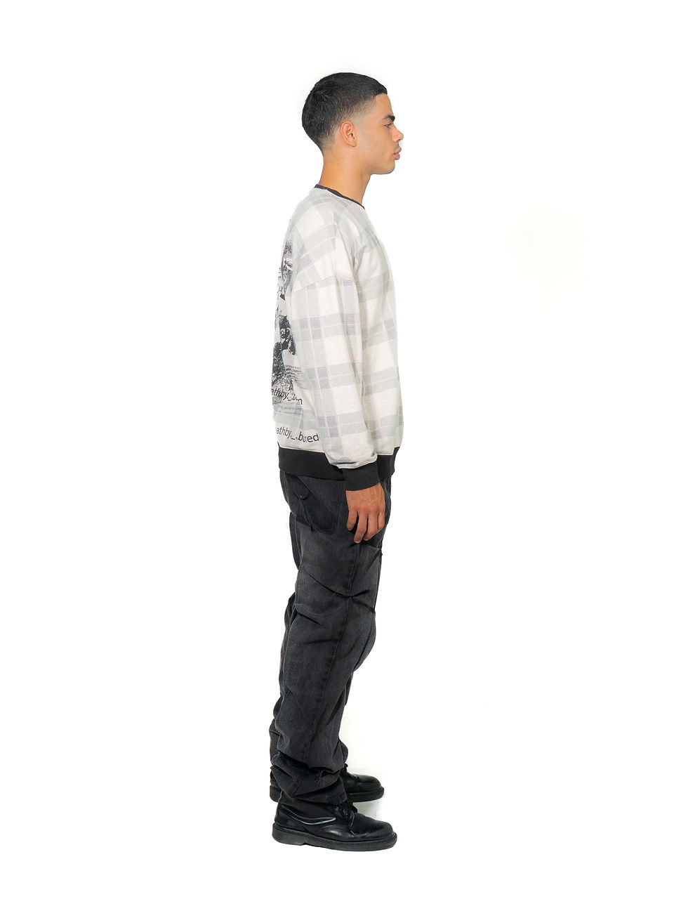 Thumbnail: deathby_boredom - Long Sleeved Checkered Top