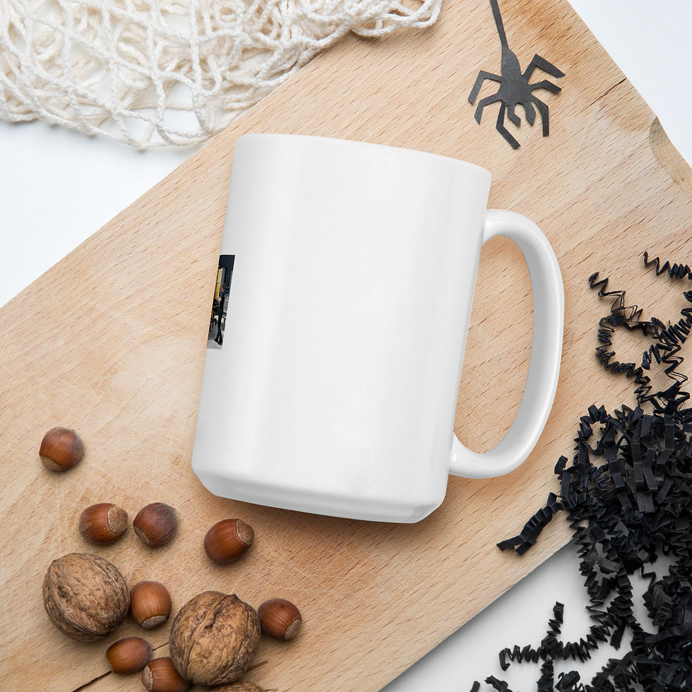 Thumbnail: White glossy mug ambulance rechts actie fhoto