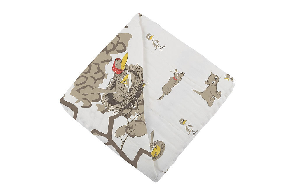 Thumbnail: Are You My Mother? Bamboo Muslin Newcastle Blanket