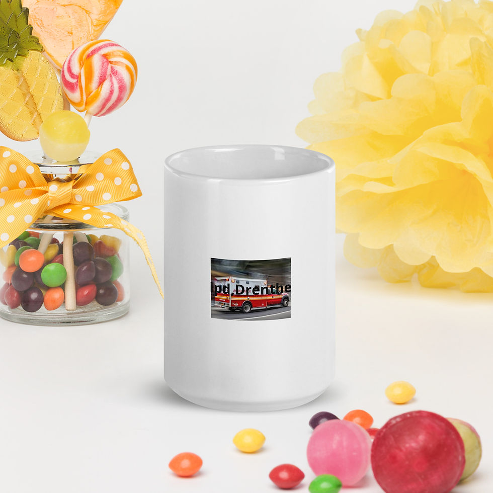 Thumbnail: White glossy mug ambulance Links.