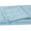 Thumbnail: DaDa Bedding Soothing SeaFoam Sky Blue Cotton Fitted Bed Sheet W/Pillow Cases